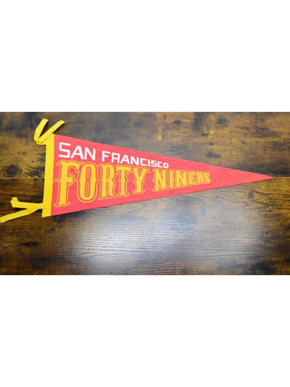 Vintage NFL San Francisco 49ers mid size Stadium pennant 21 inches